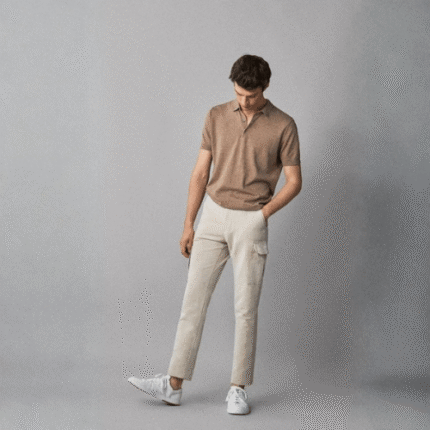 Men’s Smart Casual Polo & Trouser Set